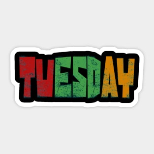 Tuesday Reggae Sticker